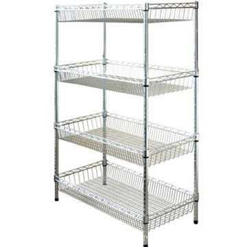 Hot selling adjustable wire shelf,wire storage shelf,Chrome Wire Mesh Shelving